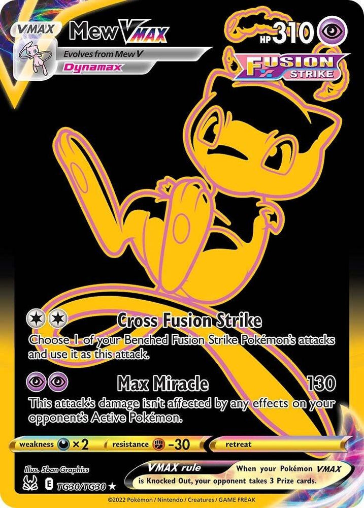 Mew VMAX (TG30/TG30) [Sword & Shield: Lost Origin] (Online Only)
