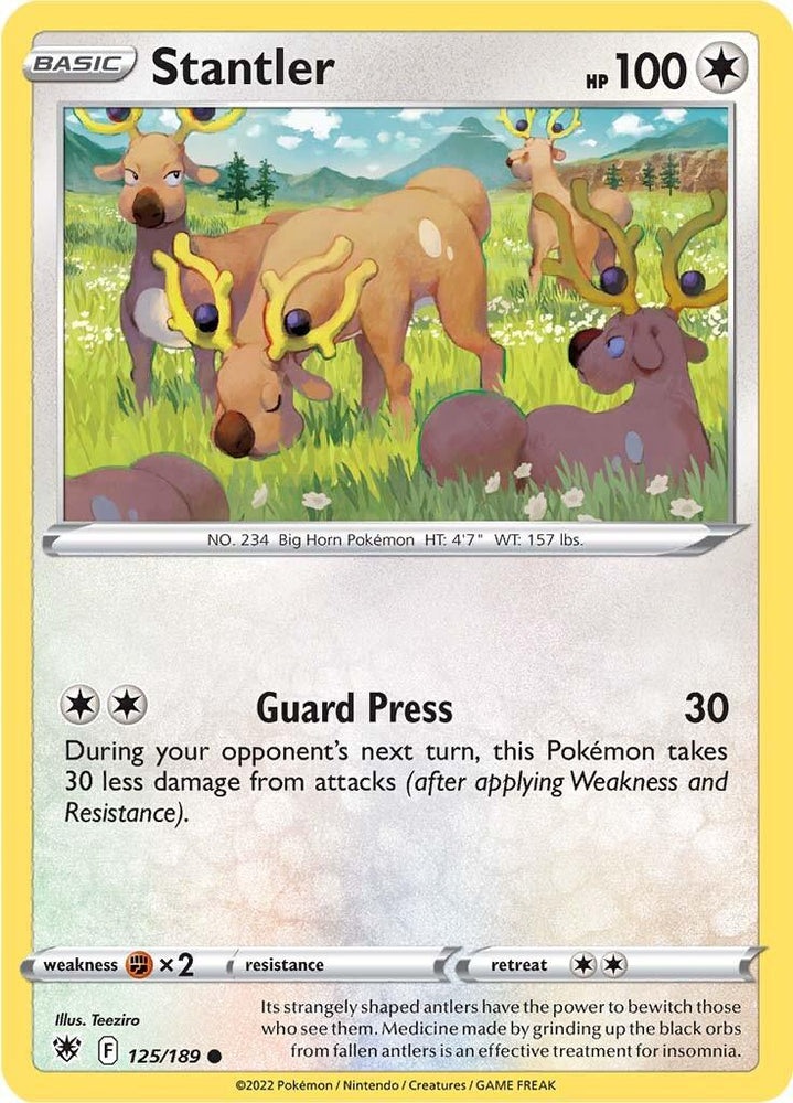 Stantler (125/189) [Sword & Shield: Astral Radiance] (Online Only)