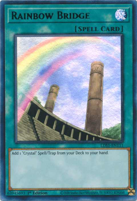 Rainbow Bridge (Green) [LDS1-EN111] Ultra Rare (ONLINE ORDER ONLY)