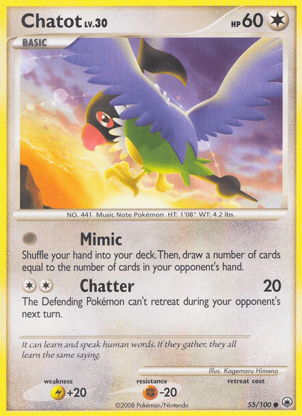 Chatot (55/100) [Diamond & Pearl: Majestic Dawn] (Online Only)