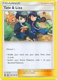 Tate & Liza (148a/168) (Alternate Art Promo) (Battle Arena Deck Exclusive) [Sun & Moon: Celestial Storm] (Online Only)