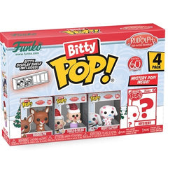 Funko Rudolph the Red-Nosed Reindeer Bitty Pop! Mini-Figure 4-Pack - Select Set(s) (Online Order Only)