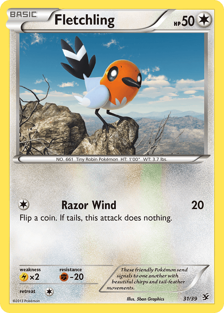 Fletchling (31/39) [XY: Kalos Starter Set] (Online Only)