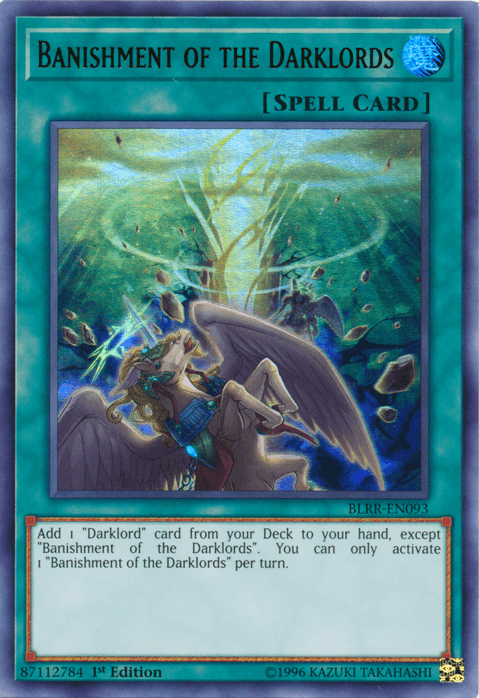 Banishment of the Darklords [BLRR-EN093] Ultra Rare (ONLINE ORDER ONLY)