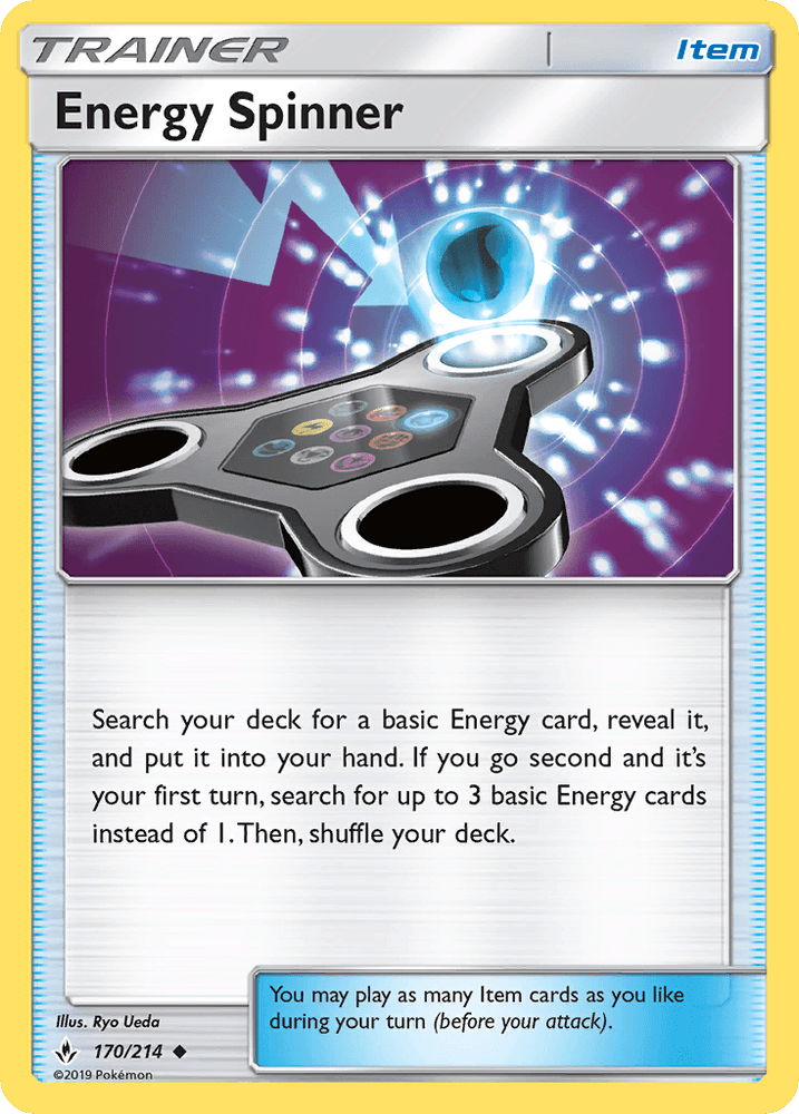Energy Spinner (170/214) [Sun & Moon: Unbroken Bonds] (Online Only)