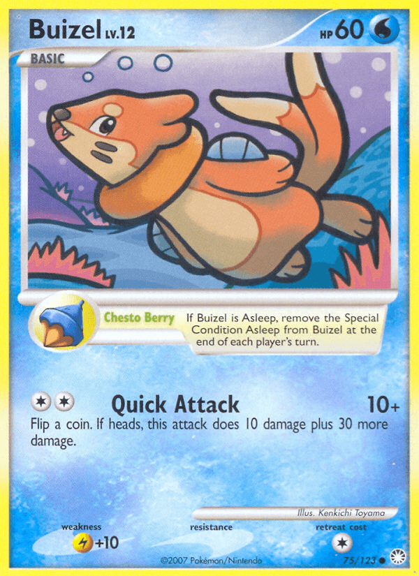 Buizel (75/123) [Diamond & Pearl: Mysterious Treasures] (Online Only)