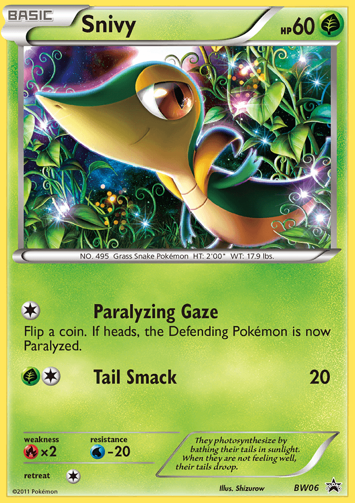Snivy (BW06) [Black & White: Black Star Promos] (Online Only)