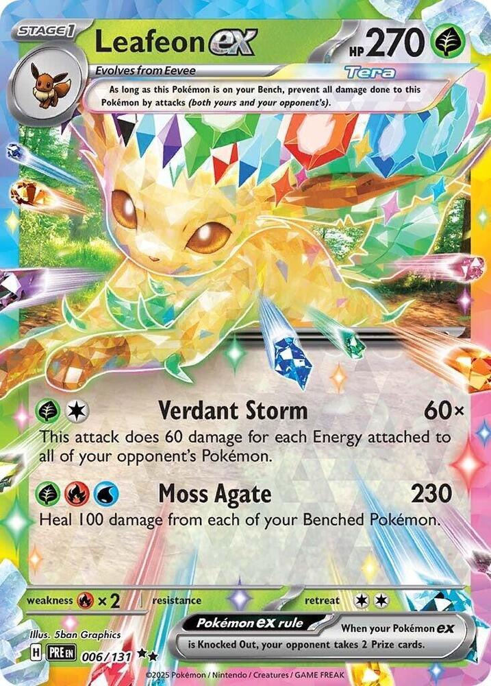 Leafeon ex (006/131) [Scarlet & Violet: Prismatic Evolutions] (Online Only)