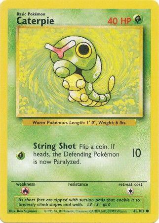 Caterpie (45/102) [Base Set Unlimited] (Online Only)