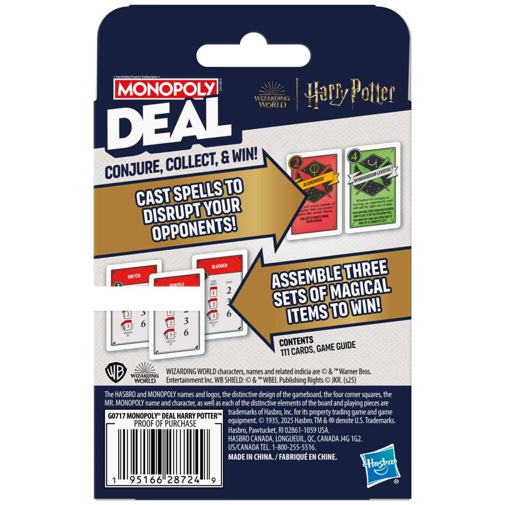 Monopoly Deal: Harry Potter (ONLINE ORDER ONLY)
