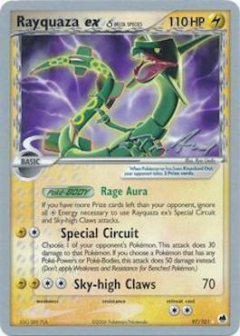 Rayquaza ex (97/101) (Delta Species) (Legendary Ascent - Tom Roos) [World Championships 2007] (Online Only)