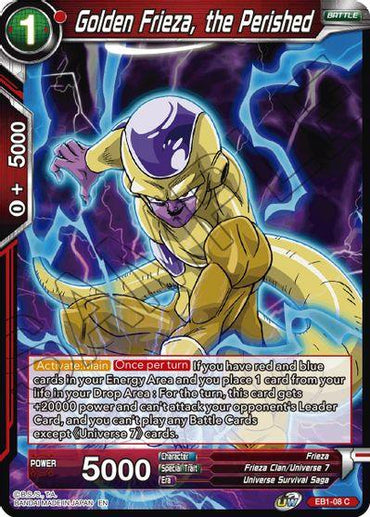 Golden Frieza, the Perished (EB1-08) [Battle Evolution Booster] (ONLINE ORDER ONLY)