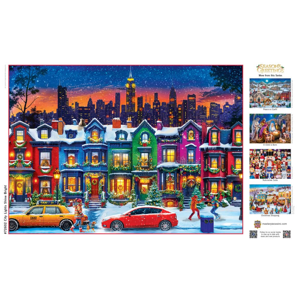 Seek & Find - City Lights Shine Bright 1000 Piece Jigsaw Puzzle (ONLINE ORDER ONLY)