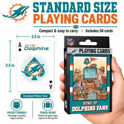 Miami Dolphins Fan Deck Playing Cards - 54 Card Deck