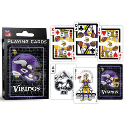Minnesota Vikings Neon-Styled Playing Cards - 54 Card Deck (ONLINE ORDER ONLY)
