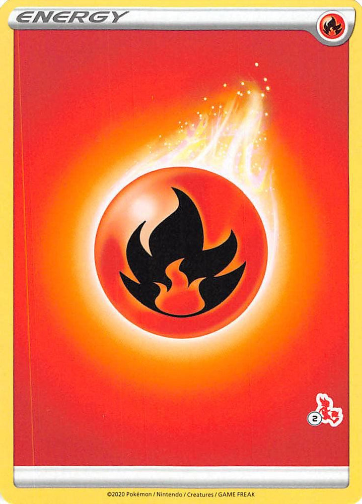 Fire Energy (Cinderace Stamp #2) [Battle Academy 2022] (Online Only)