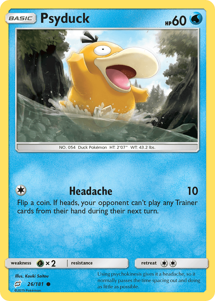 Psyduck (26/181) [Sun & Moon: Team Up] (Online Only)
