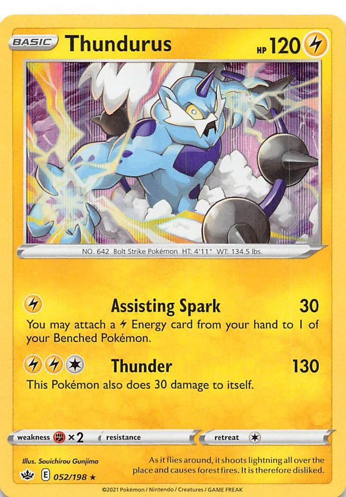 Thundurus (052/198) [Sword & Shield: Chilling Reign] (Online Only)