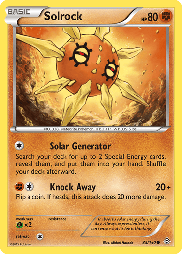Solrock (83/160) [XY: Primal Clash] (Online Only)