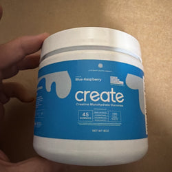 Create Wellness Creatine Monohydrate 45 Blue Raspberry Flavored Gummies (ONLINE ORDER ONLY)