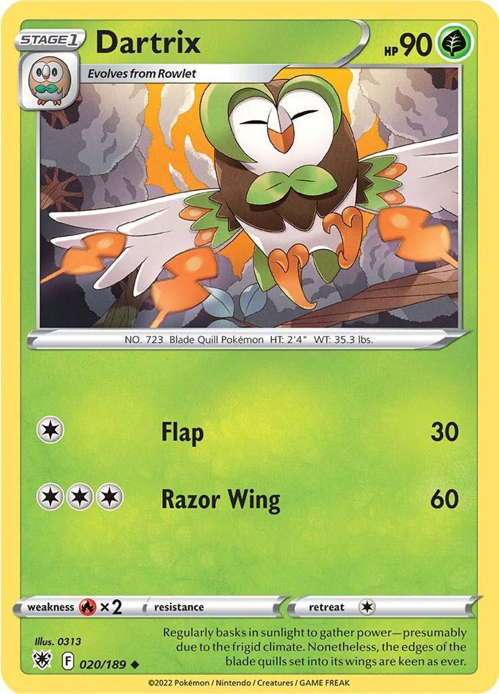 Dartrix (020/189) [Sword & Shield: Astral Radiance] (Online Only)