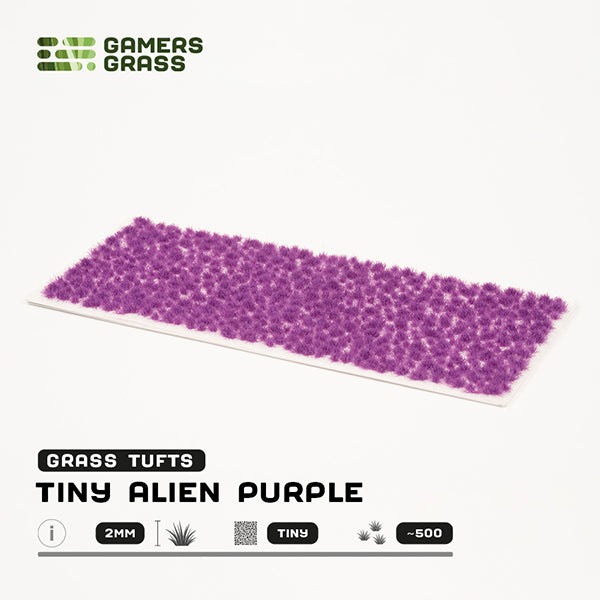 Gamers Grass Tufts: Tiny Alien Tufts- Purple 2mm (ONLINE ORDER ONLY)
