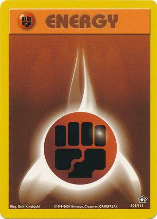 Fighting Energy (106/111) [Neo Genesis Unlimited] (Online Only)