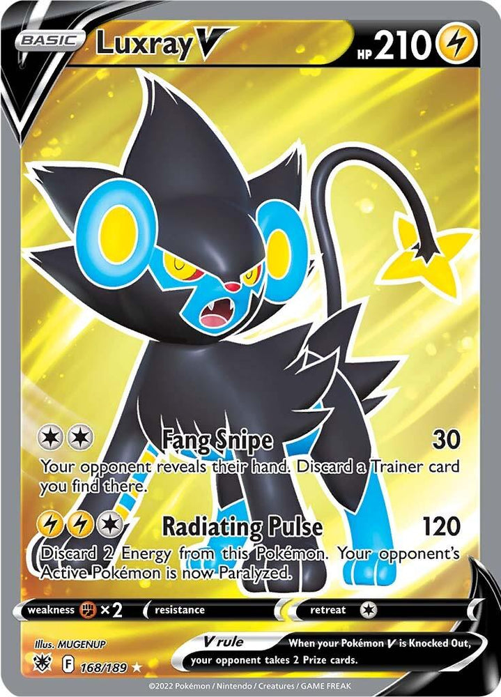 Luxray V (168/189) [Sword & Shield: Astral Radiance] (Online Only)