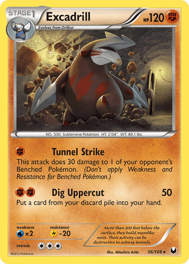 Excadrill (56/108) [Black & White: Dark Explorers] (Online Only)
