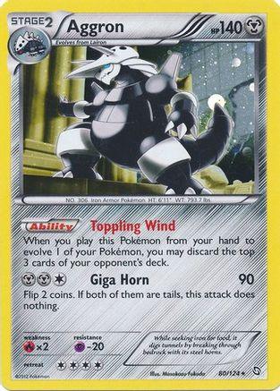 Aggron (80/124) (Cosmos Holo) [Black & White: Dragons Exalted] (Online Only)