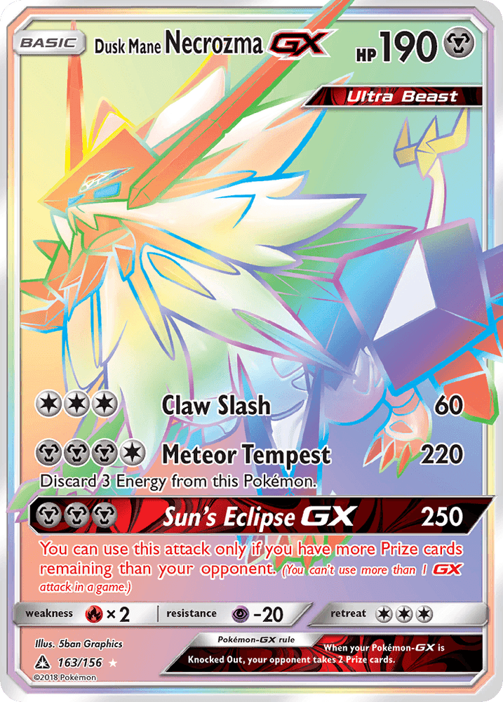 Dusk Mane Necrozma GX (163/156) [Sun & Moon: Ultra Prism] (Online Only)