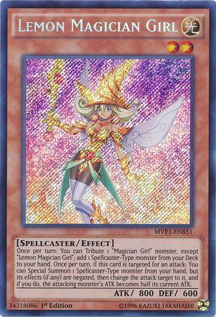 Lemon Magician Girl [MVP1-ENS51] Secret Rare (ONLINE ORDER ONLY)