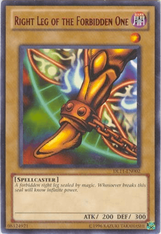 Right Leg of the Forbidden One (Purple) [DL11-EN002] Rare (ONLINE ORDER ONLY)