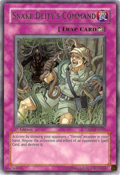 Snake Deity's Command [TAEV-EN068] Rare (ONLINE ORDER ONLY)