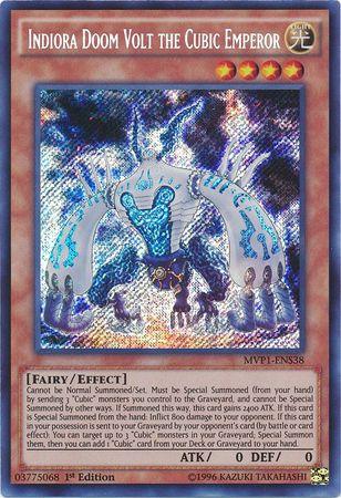 Indiora Doom Volt the Cubic Emperor [MVP1-ENS38] Secret Rare (ONLINE ORDER ONLY)