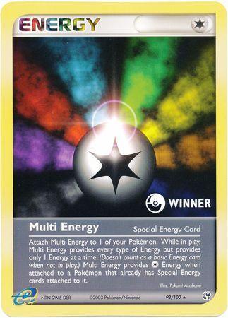 Multi Energy (93/100) (Winner League Promo) [EX: Sandstorm] (Online Only)