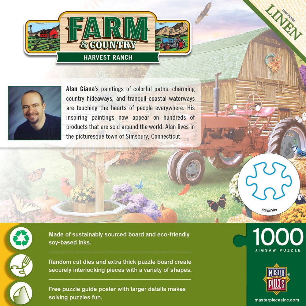 Farm & Country - Harvest Ranch 1000 Piece Jigsaw Puzzle (ONLINE ORDER ONLY)