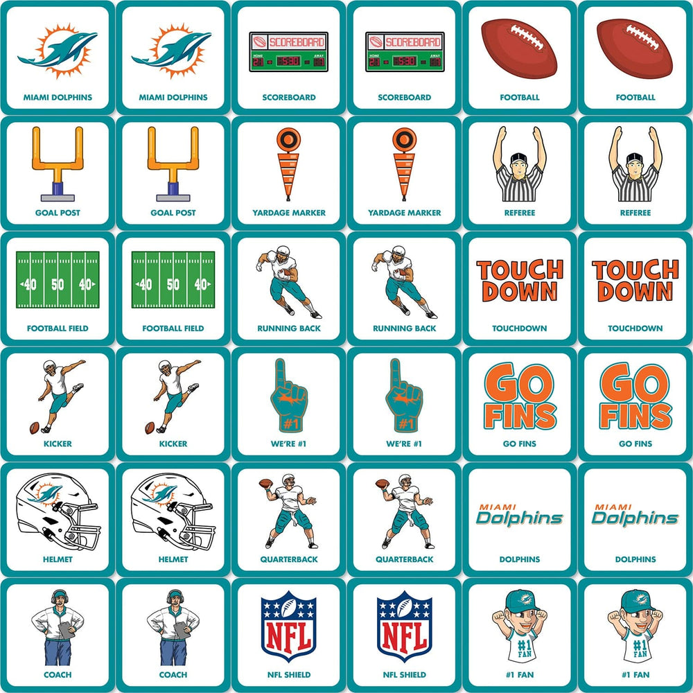 Miami Dolphins Matching Game (ONLINE ORDER ONLY)