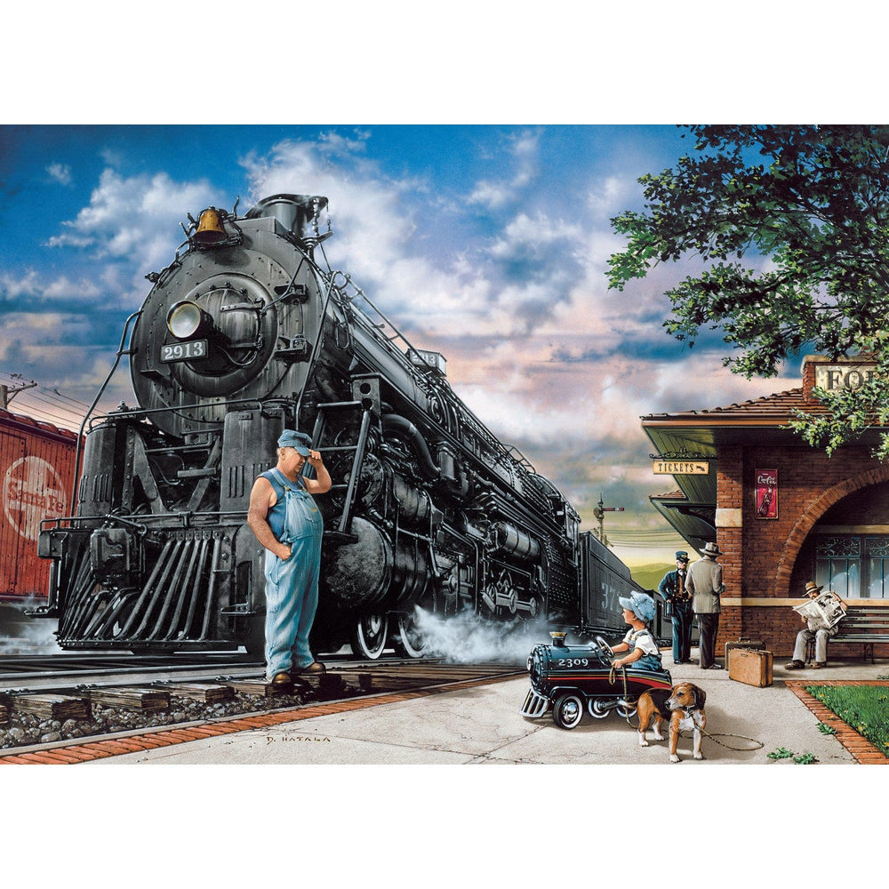Childhood Dreams - Railway Dreams 1000 Piece Jigsaw Puzzle (ONLINE ORDER ONLY)
