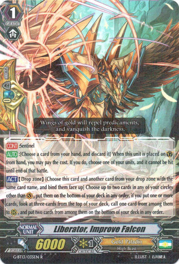 Liberator, Improve Falcon (G-BT13/035EN) [Ultimate Stride]