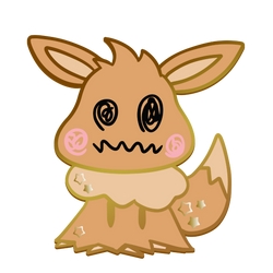 Pokemon: Mimikyu Eevee Enamel Pin (ONLINE ORDER ONLY)