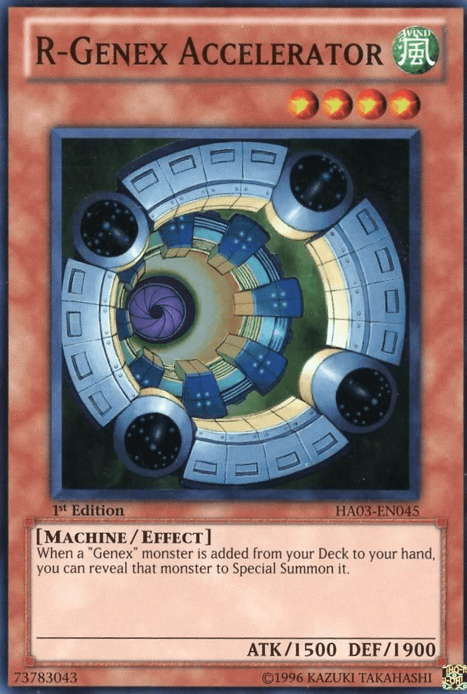 R-Genex Accelerator [HA03-EN045] Super Rare (ONLINE ORDER ONLY)