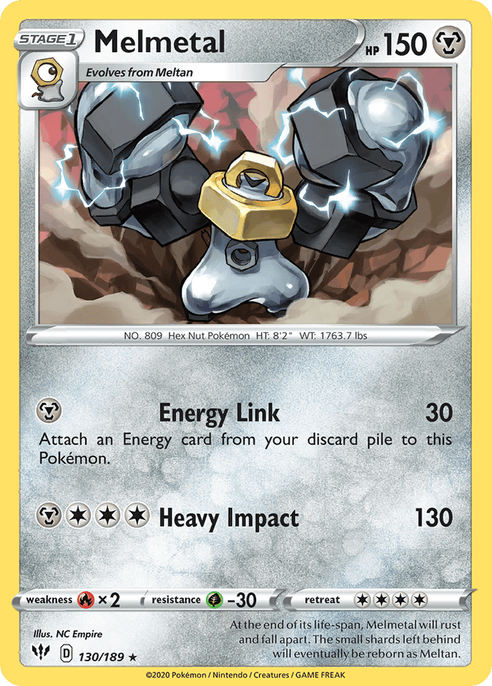 Melmetal (130/189) [Sword & Shield: Darkness Ablaze] (Online Only)