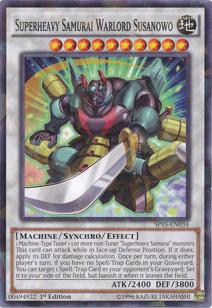 Superheavy Samurai Warlord Susanowo [SP15-EN034] Shatterfoil Rare (ONLINE ORDER ONLY)