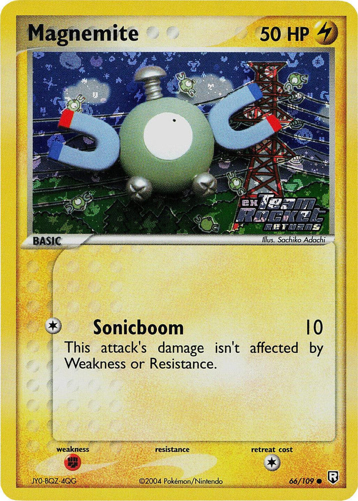Magnemite (66/109) (Stamped) [EX: Team Rocket Returns] (Online Only)