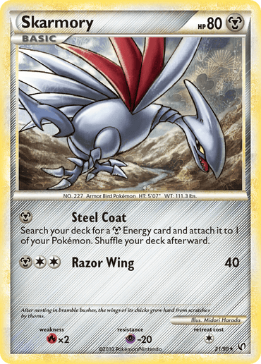 Skarmory (21/90) [HeartGold & SoulSilver: Undaunted] (Online Only)