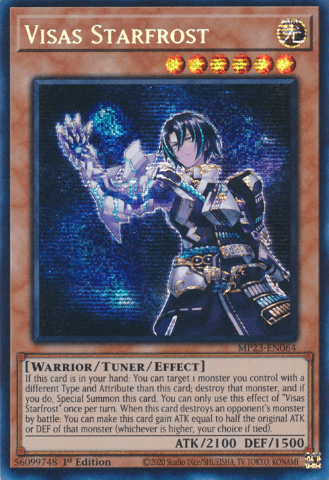 Visas Starfrost [MP23-EN064] Prismatic Secret Rare (ONLINE ORDER ONLY)