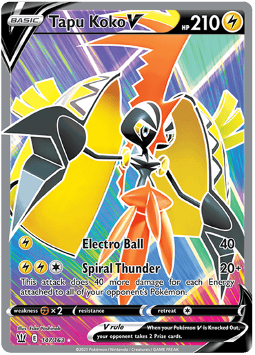 Tapu Koko V (147/163) [Sword & Shield: Battle Styles] (Online Only)