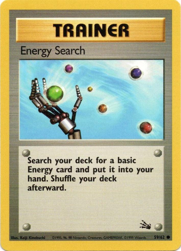 Energy Search (59/62) [Fossil Unlimited] (Online Only)