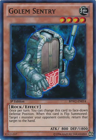 Golem Sentry [BPW2-EN014] Super Rare
